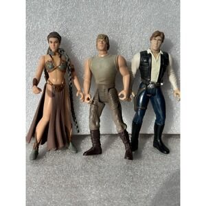 Vintage Star Wars 90s Lot of Three Jaywalker Princess Leia Kenner‎ Figures